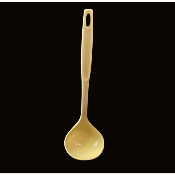 Vintage Foley Nylon Plastic Soup Ladle Spoon Dipper Almond Retro Kitchen - Picture 1 of 7